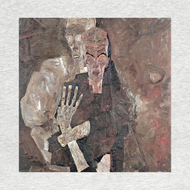 Egon Schiele Self-Seer II (Death and Man) by pdpress